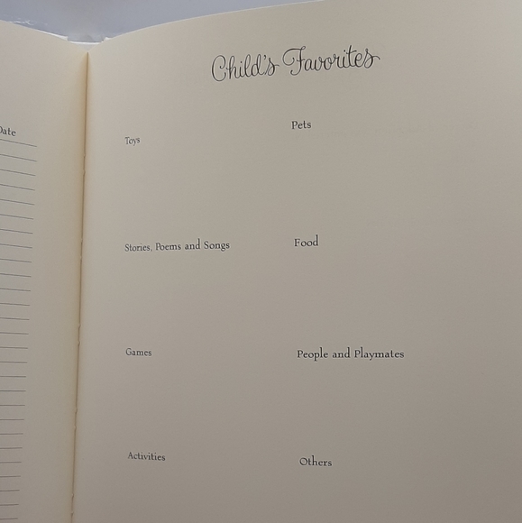 Vintage 1976 Hallmark Adoption Childhood Memories Baby Record Book/Scrapbook - Picture 11 of 11